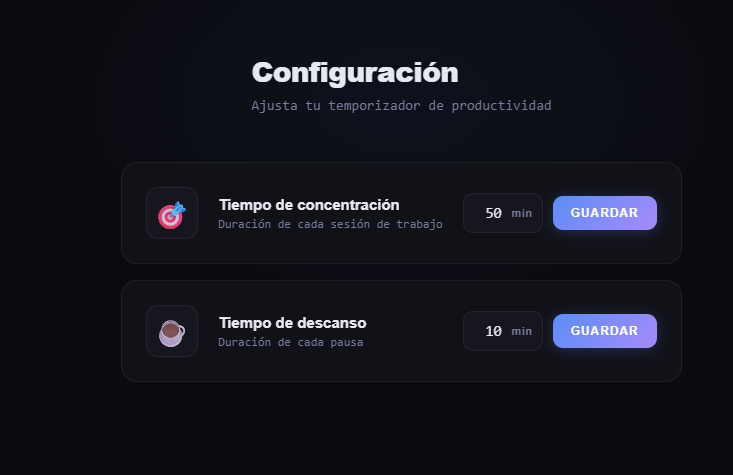 Configuración